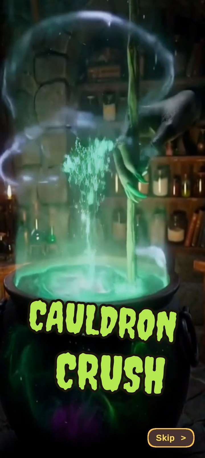 CauldronCrush launch screen